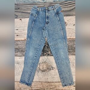 Vintage BonJour Mom Jeans Women's Size 9/10 Stone Wash Distressed Bareback 90's